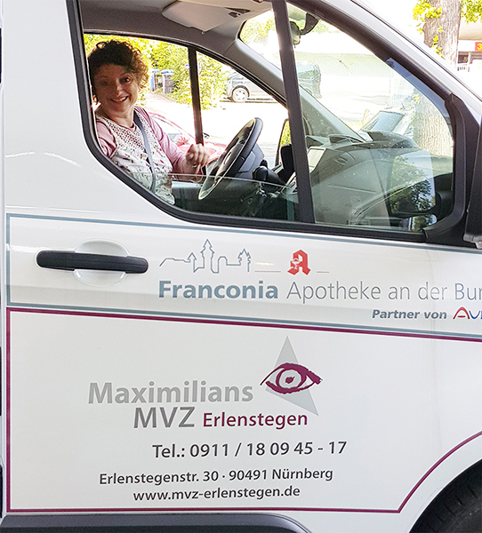 Dienstfahrzeug - Maximilians-Augenklinik